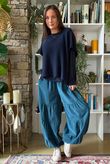 Basso Baby Cord Tiered Cuff Pant Deep Teal